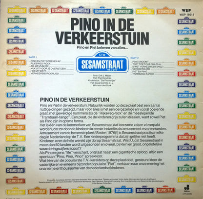 Sesamstraat - Pino In De Verkeerstuin (LP) 48496 Vinyl LP Goede Staat