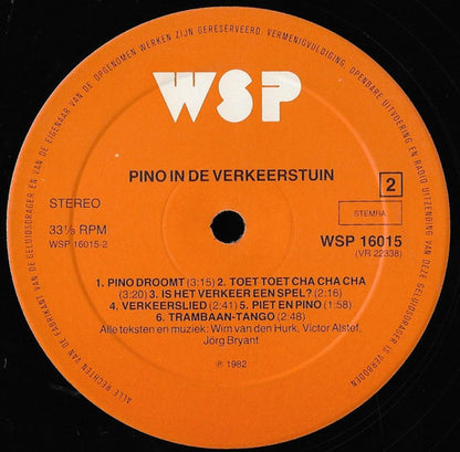 Sesamstraat - Pino In De Verkeerstuin (LP) 48496 Vinyl LP Goede Staat