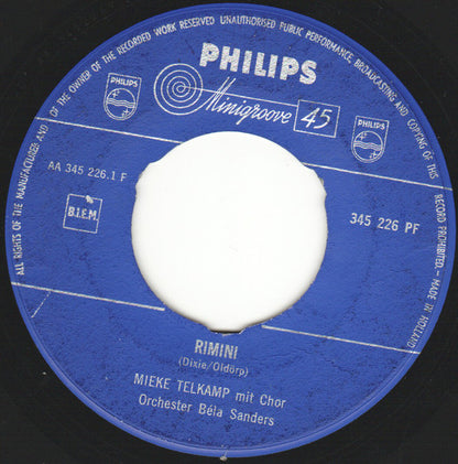 Mieke Telkamp - Rimini 04871 Vinyl Singles Goede Staat