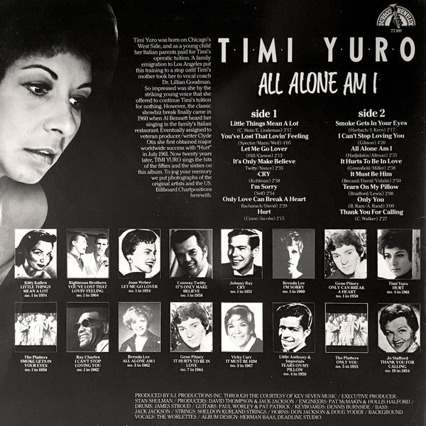 Timi Yuro - All Alone Am I (LP) 40842 Vinyl LP Goede Staat