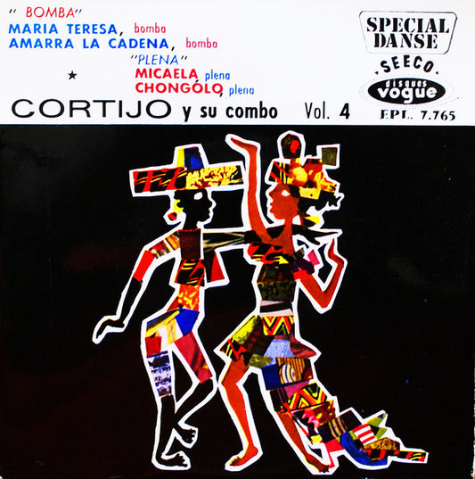 Cortijo Y Su Combo - Vol. 4 Bomba Plena (EP) 19888 Vinyl Singles EP Goede Staat