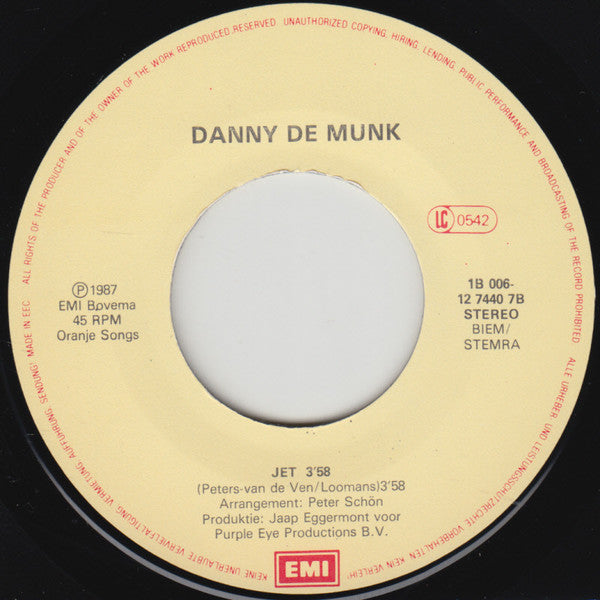 Danny de Munk - Als Jij Maar Bij Me Bent 34426 Vinyl Singles Goede Staat