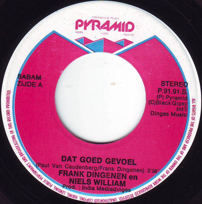 Frank Dingenen & Niels William - Dat Goed Gevoel 14141 Vinyl Singles Goede Staat