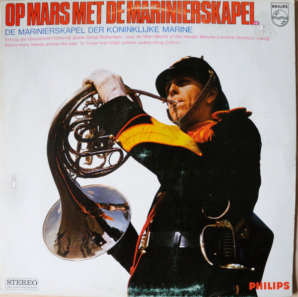 Marinierskapel der Koninklijke Marine - Op Mars Met De Marinierskapel (LP) 43854 Vinyl LP Goede Staat