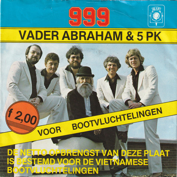 Vader Abraham En Zijn 5 PK - 999 02078 Vinyl Singles Goede Staat