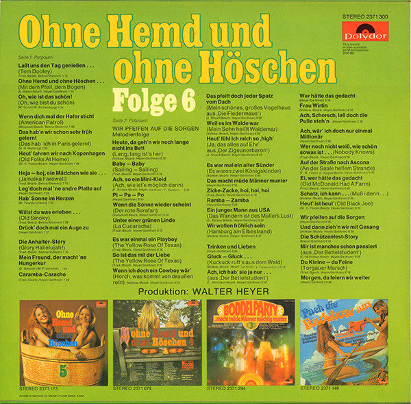 Walter Heyer - Ohne Hemd Und Ohne Höschen Folge 6 (LP) 48420 Vinyl LP Goede Staat