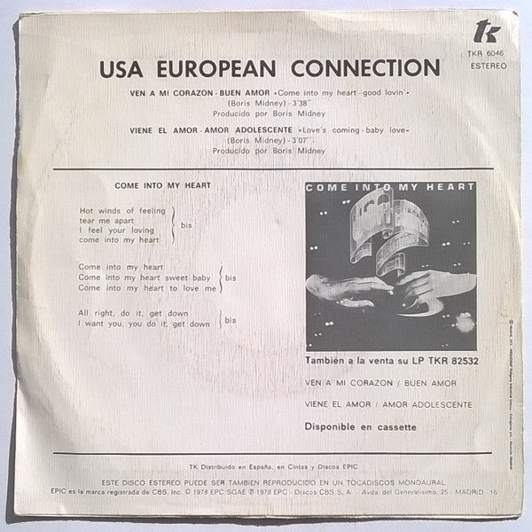 USA-European Connection - Ven A Mi Corazon - Buen Amor 31563 17347 Vinyl Singles Goede Staat