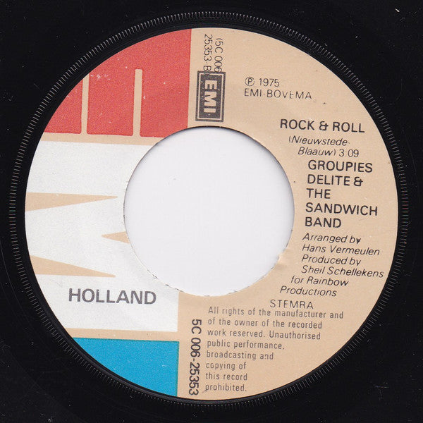 Groupies Delite & The Sandwich Band - Alley Oop 40200 Vinyl Singles Goede Staat