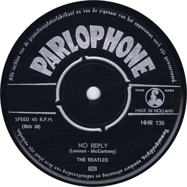 Beatles - No Reply 19161 Vinyl Singles Hoes: Generic