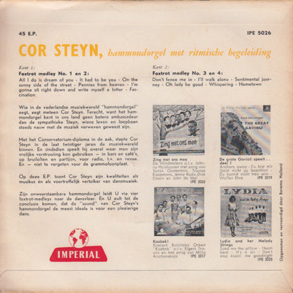 Cor Steyn - Meneer Cor Steyn (EP) 22239 Vinyl Singles EP Goede Staat