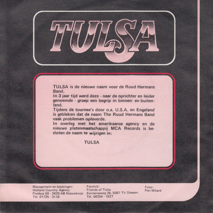 Tulsa - Baby Don't Go 13460 Vinyl Singles Goede Staat