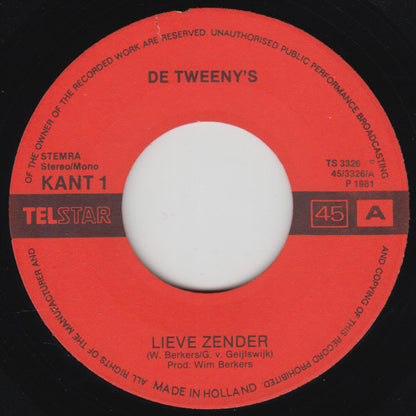 Tweeny's - Lieve Zender 31204 Vinyl Singles Goede Staat