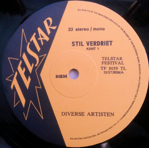 Various - Stil Verdriet (LP) 42109 Vinyl LP Goede Staat