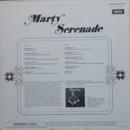 Marty - Serenade (LP) 41804 Vinyl LP Goede Staat