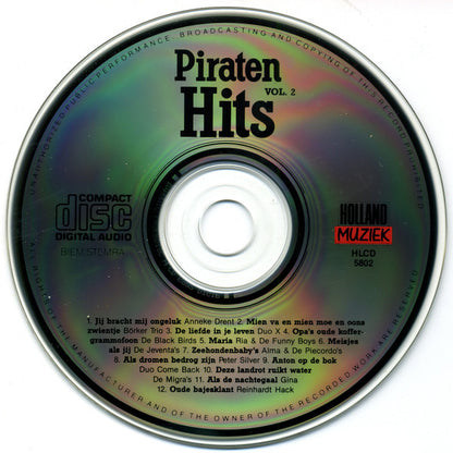 Various - Piraten Hits Vol. 2 (CD) Compact Disc Goede Staat