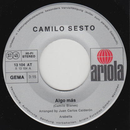 Camilo Sesto - Algo Mas 21801 Vinyl Singles Goede Staat