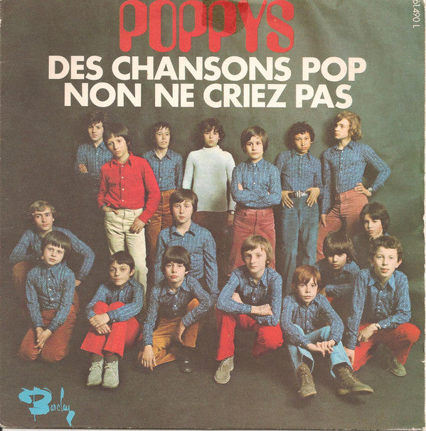 Poppys - Des Chansons Pop 25986 Vinyl Singles Goede Staat