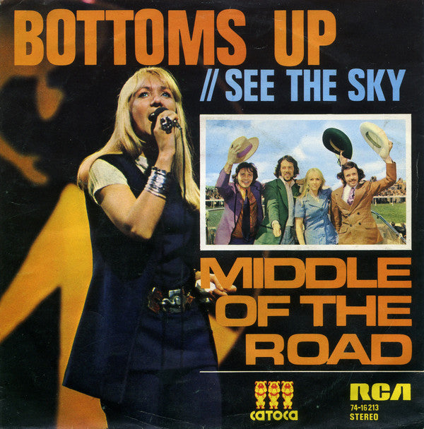 Middle Of The Road - Bottoms Up 37279 25915  04117 05033 05729 11156 30909 Vinyl Singles Goede Staat