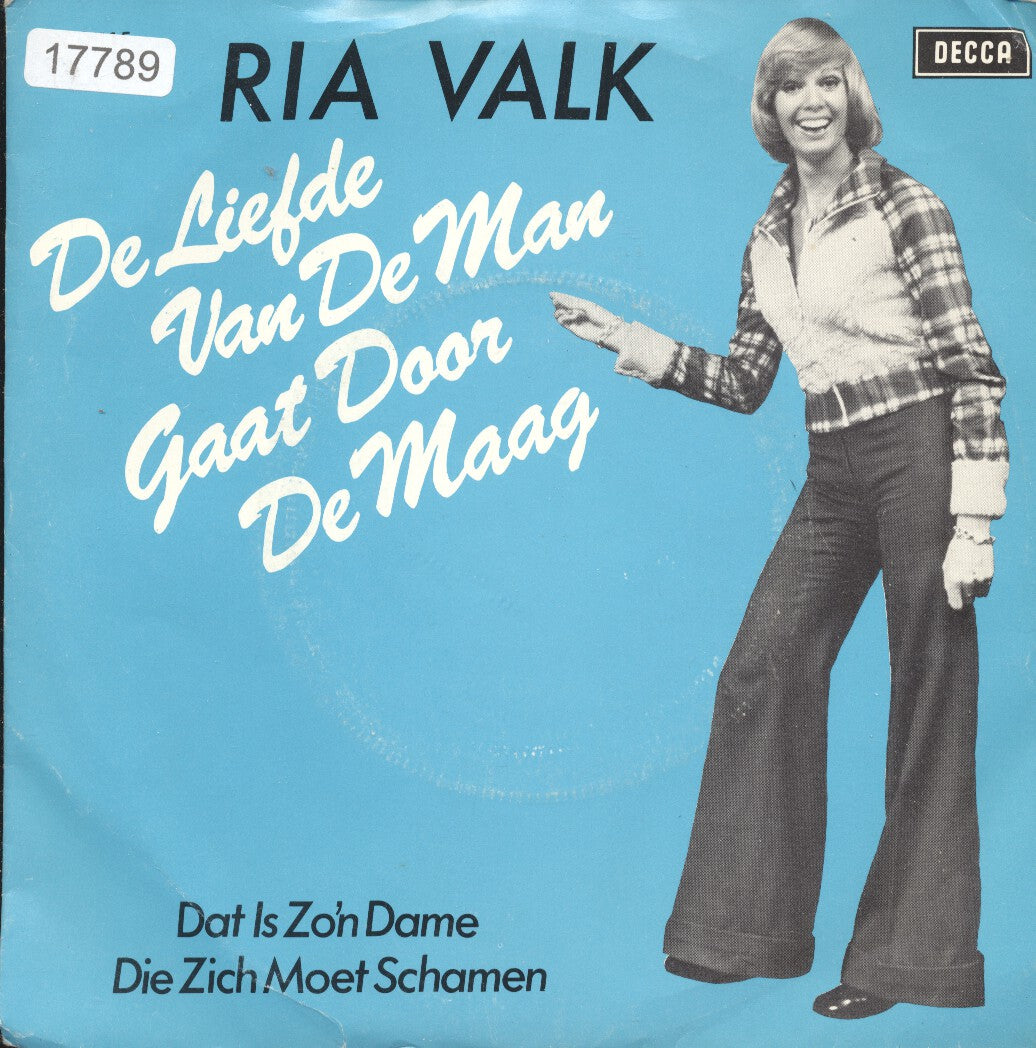 Ria Valk - De Liefde Van De Man Gaat Door De Maag 26369 Vinyl Singles Goede Staat