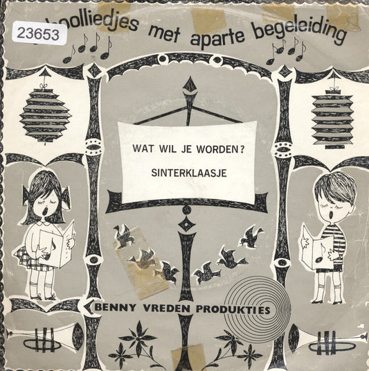 Benny Vreden - Wat Wil Je Worden? 23653 Vinyl Singles Goede Staat