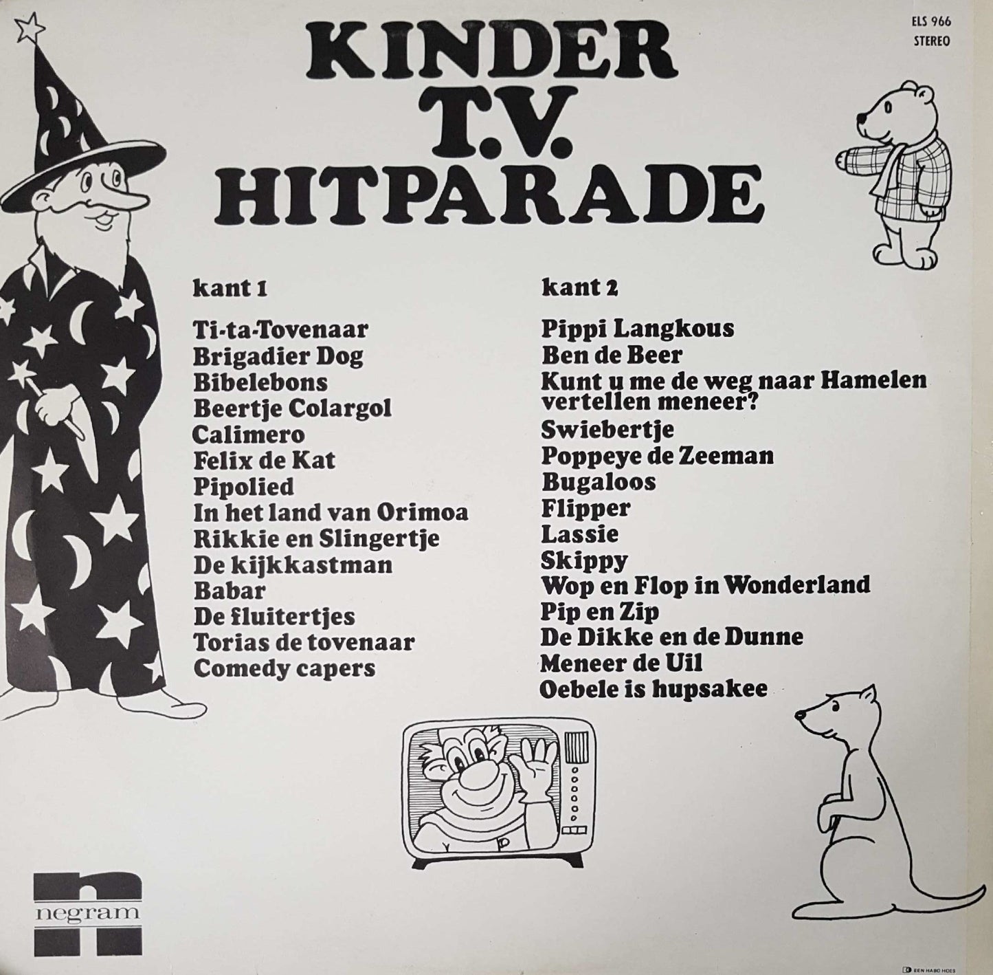 Various - Kinder T.V. Hitparade (LP) 41542 Vinyl LP Goede Staat