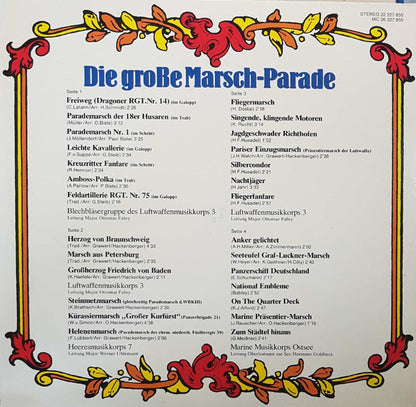 Heeresmusikkorps 7 / Marine Musikkops Ostsee - Die große Marsch Parade (LP) 42025 Vinyl LP Goede Staat