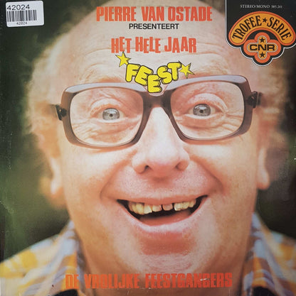 Pierre van Ostade - Het hele jaar feest (LP) 42024 Vinyl LP Goede Staat