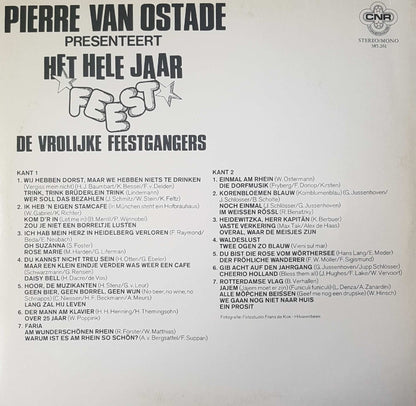 Pierre van Ostade - Het hele jaar feest (LP) 42024 Vinyl LP Goede Staat