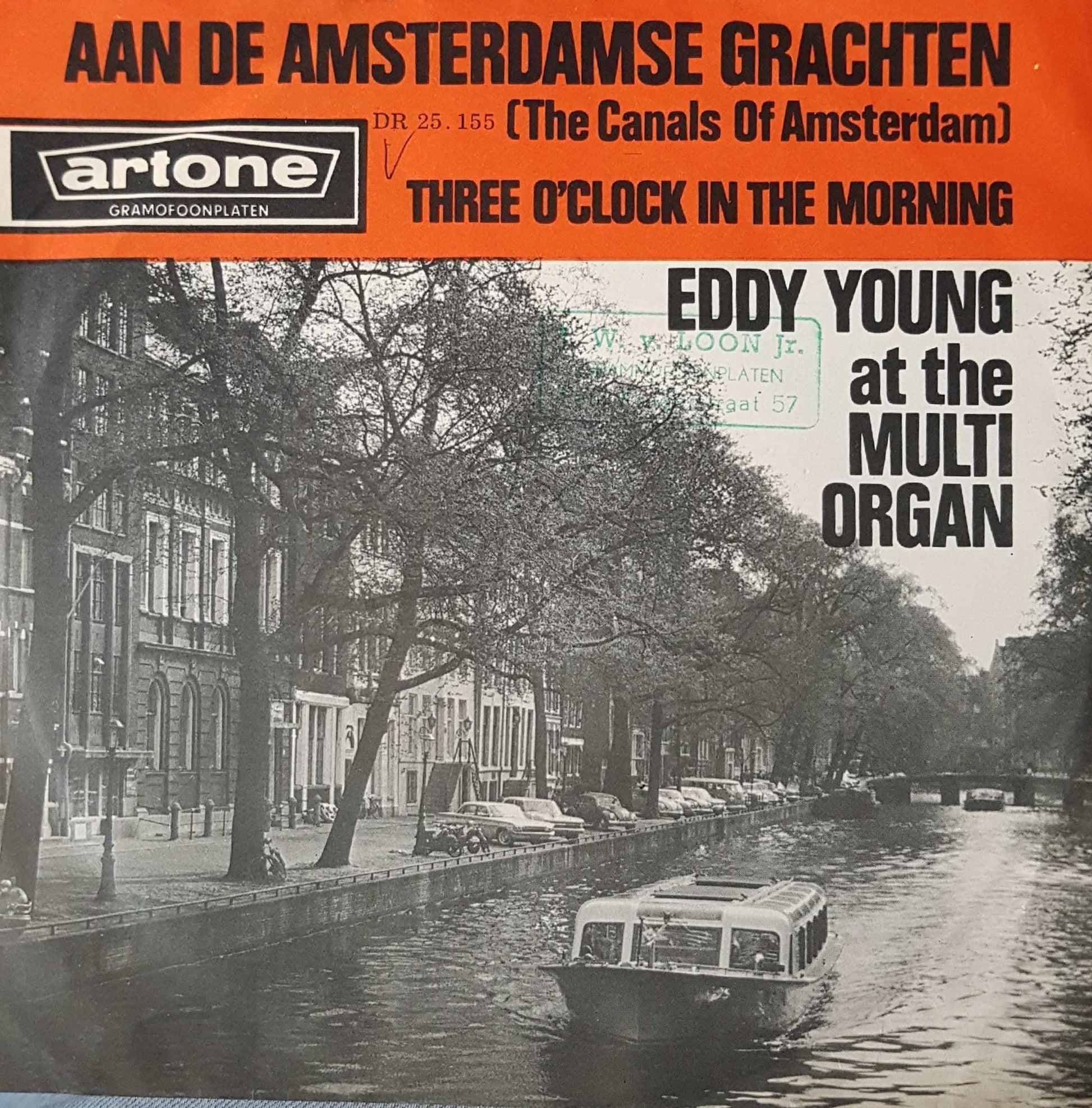 Eddy Young - Aan De Amsterdamse Grachten 24160 Vinyl Singles Goede Staat