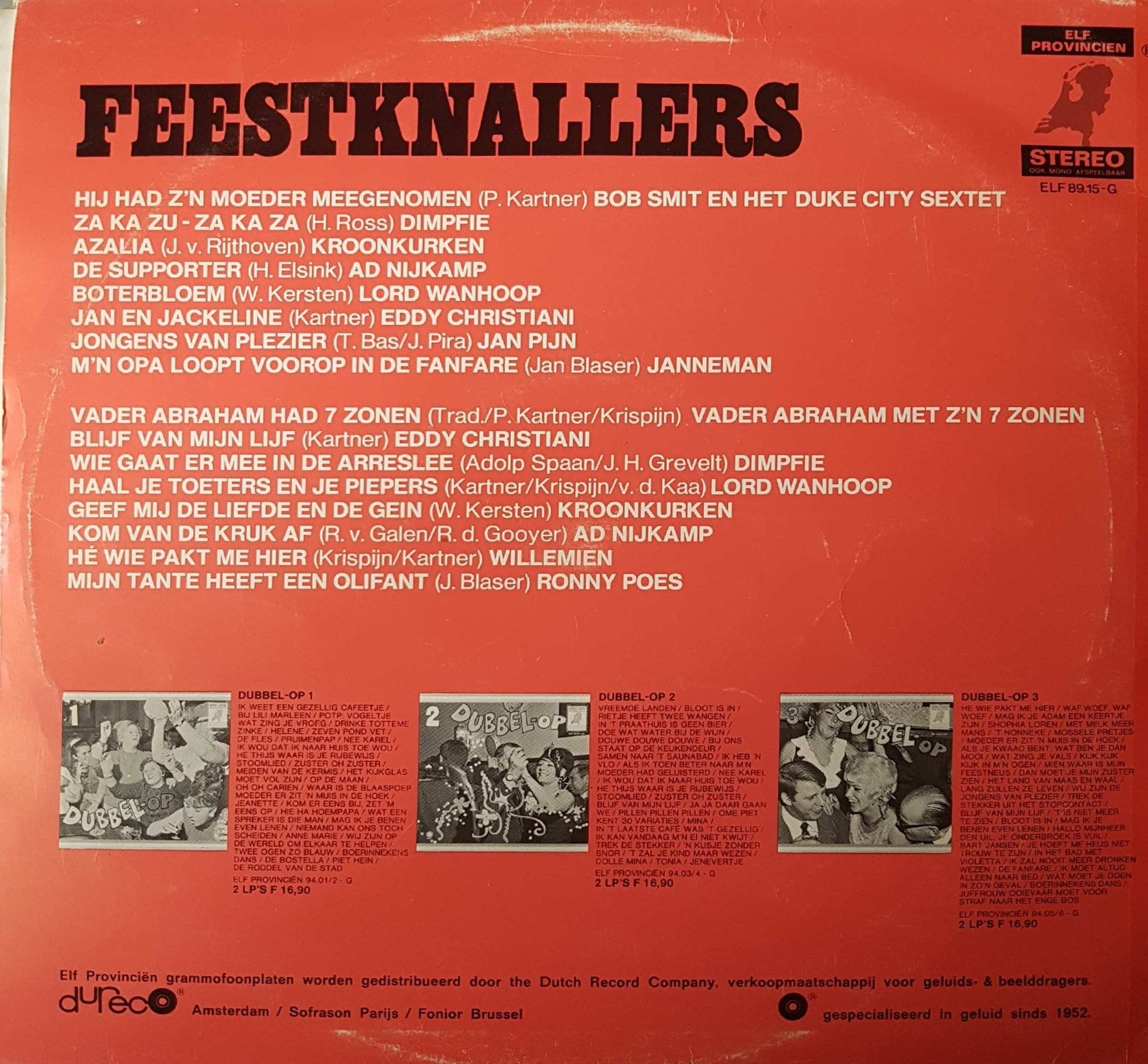 Various - Feestknallers (LP) 42152 Vinyl LP Goede Staat