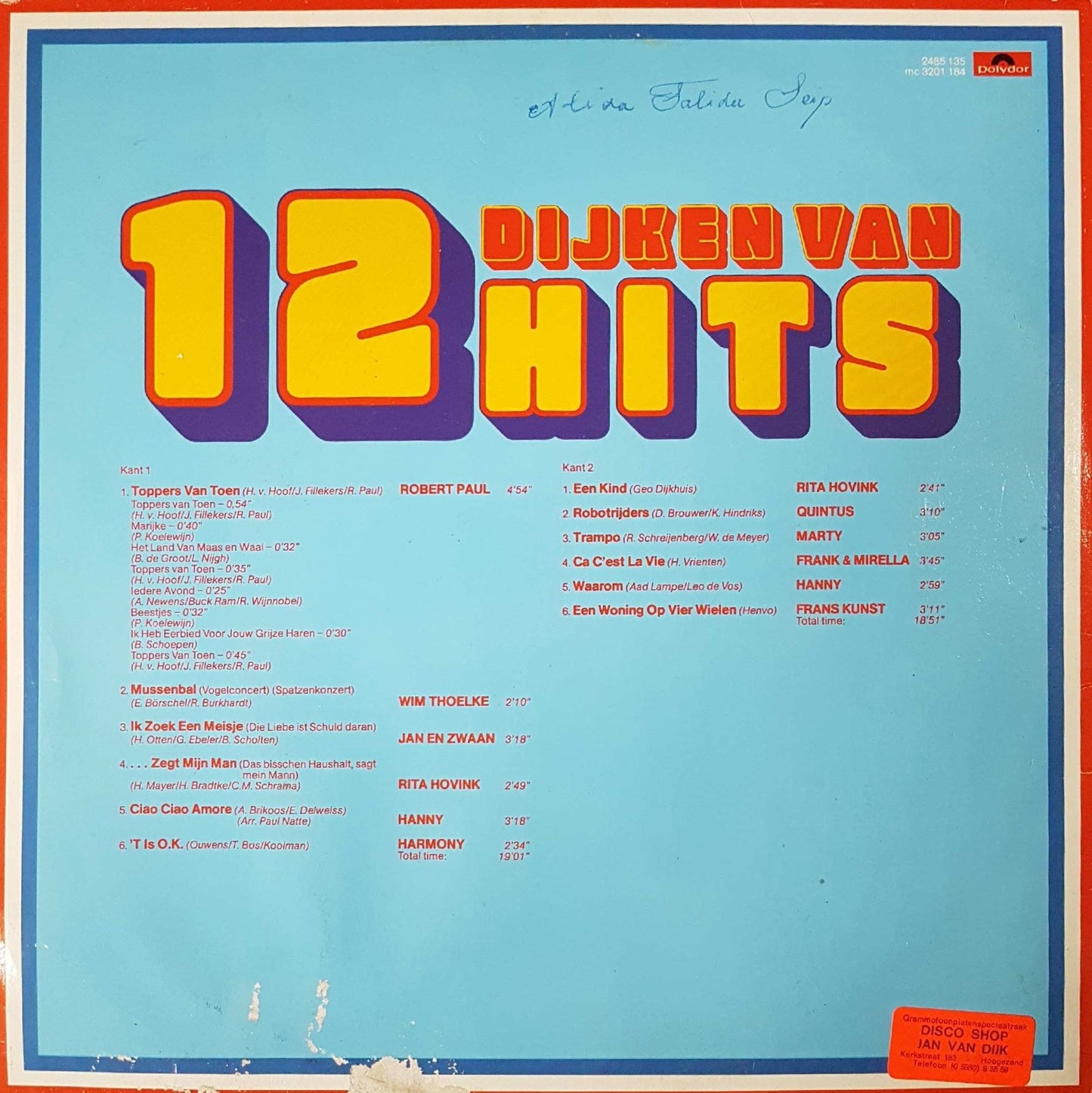 Various - 12 Dijken Van Hits (LP) 42475 Vinyl LP Goede Staat