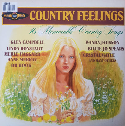 Various - Memories Country Feelings 16 memorable Country Songs (LP) 42566 Vinyl LP Goede Staat