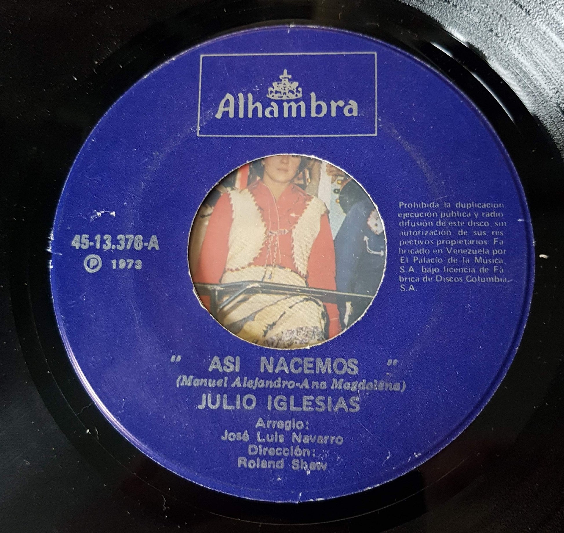 Julio Iglesias - Asi Nacemos 21434 Vinyl Singles Goede Staat