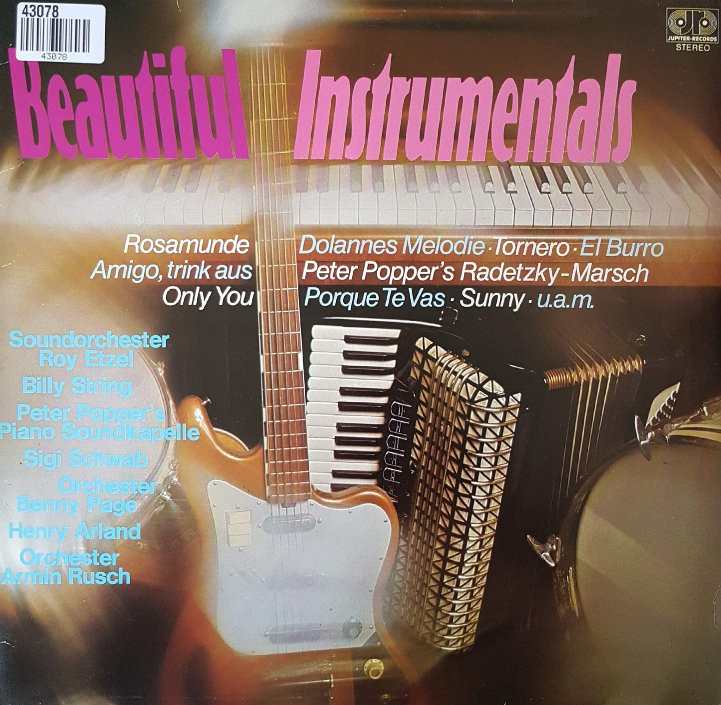 Various - Beautiful Instrumentals (LP) 43078 Vinyl LP Goede Staat