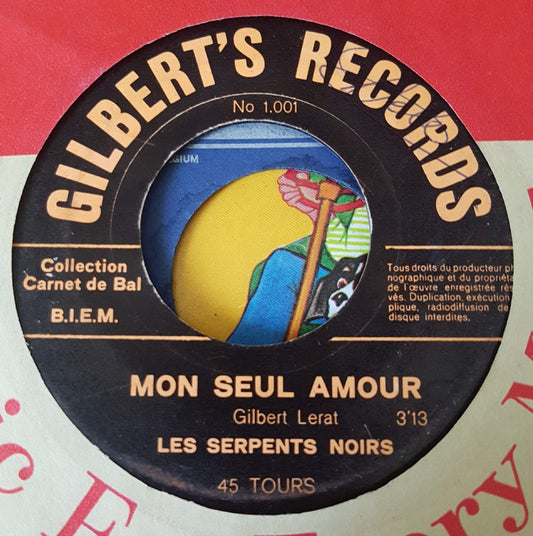 Les Serpents Noirs - Mon Seul Amour 23927 Vinyl Singles Goede Staat