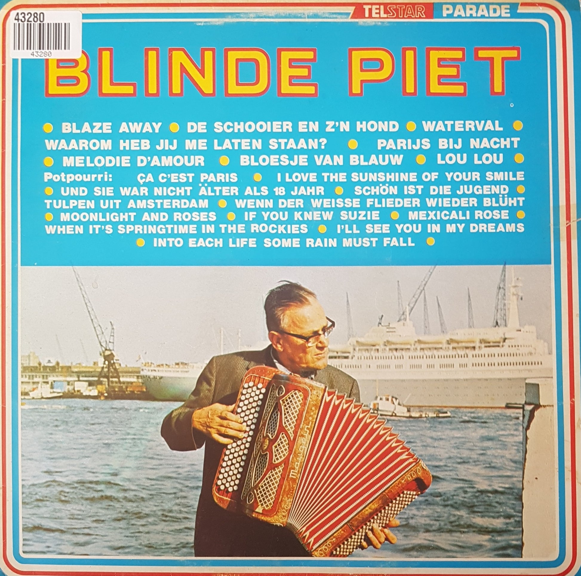 Blinde Piet - Blinde Piet, Accordeon (LP) 43280 Vinyl LP Goede Staat