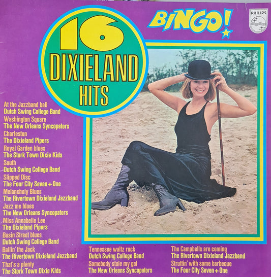 Various - 16 Dixieland Hits (LP) 46442 Vinyl LP Goede Staat