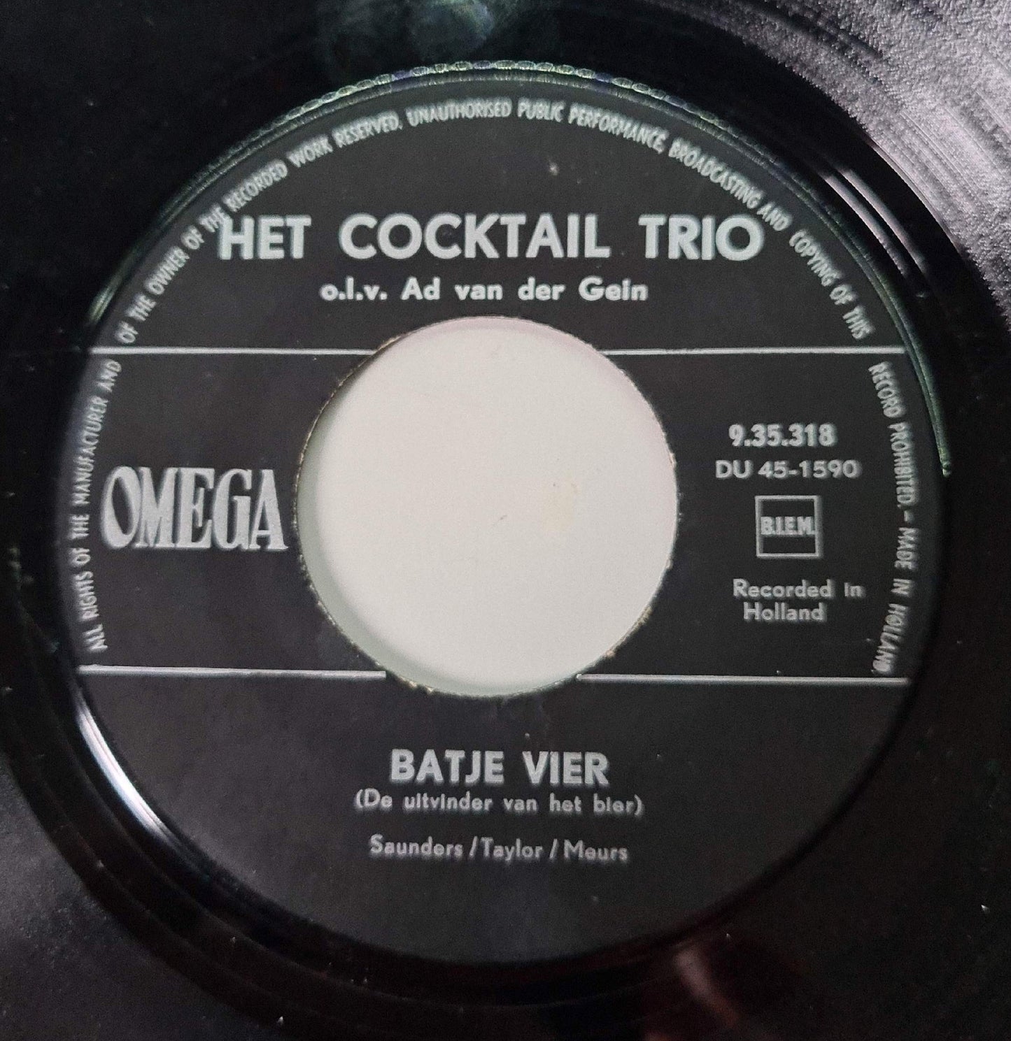 Cocktail Trio - Batje Vier 32935 Vinyl Singles Goede Staat