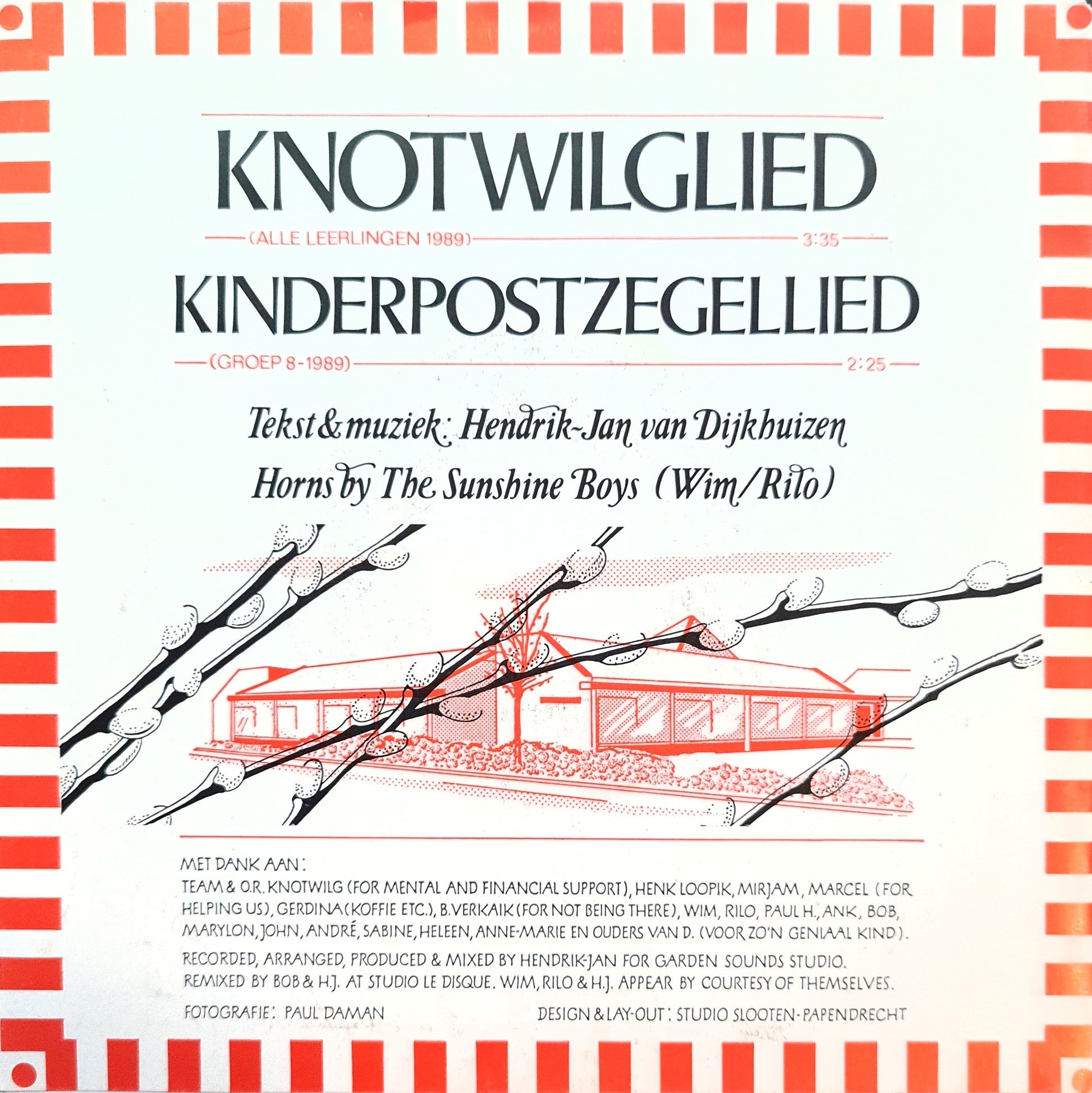 Leerlingen Knotwilg - Knotwilgelied 13098 Vinyl Singles Goede Staat