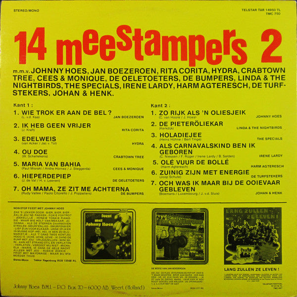 Various - 14 Meestampers 2 (LP) 42417 Vinyl LP Goede Staat