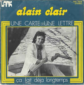 Alain Clair - Une Carte Une Lettre 11739 Vinyl Singles Goede Staat