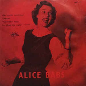 Alice Babs - Den Glade Vandraren (EP) 16713 Vinyl Singles Goede Staat