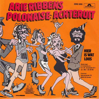 Arie Ribbens - Polonaise Achteruit 10277 Vinyl Singles Goede Staat