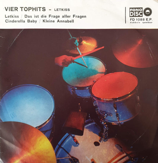 Ernst Jäger, Bobby Stern , Jimmy Fields, Udo Spitz, Met Orkest Teddy Todd - Vier Tophits 22256 Vinyl Singles Goede Staat