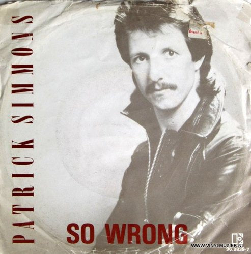 Patrick Simmons - So Wrong 04688 Vinyl Singles Goede Staat