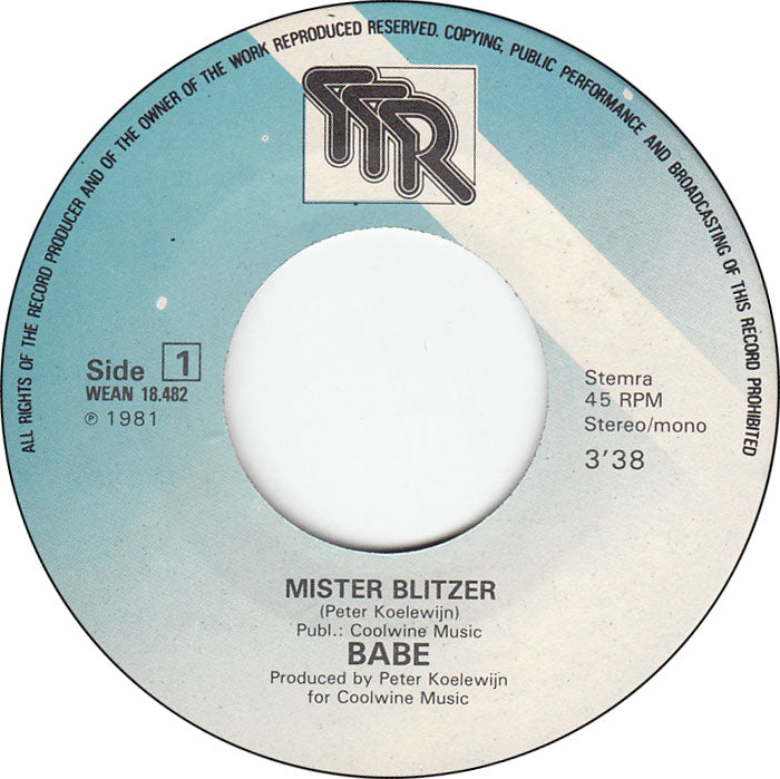 Babe - Mister Blitzer 15980 28839 30672 Vinyl Singles Goede Staat