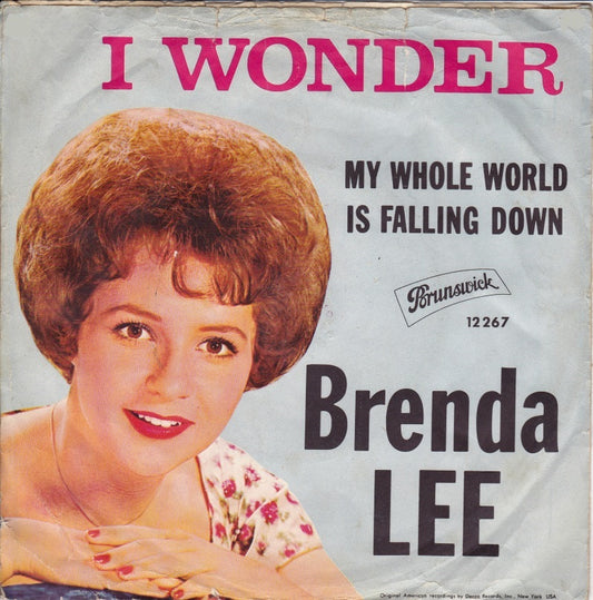 Brenda Lee - I Wonder 16259 Vinyl Singles Goede Staat