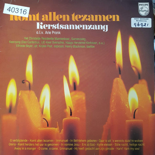 Arie Pronk - Komt Allen Tezamen (LP) 40316 Vinyl LP Goede Staat