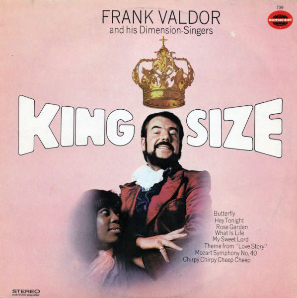 Frank Valdor And His Dimension-Singers - Kingsize (LP) 40670 Vinyl LP Goede Staat