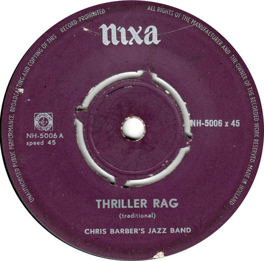 Chris Barber's Jazz Band - Thriller Bag 15836 Vinyl Singles Goede Staat